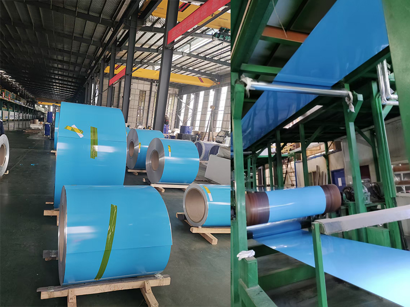 PLANT SHOW OF ALUMINUM COIL WITH POLYSURLYN BARRIER