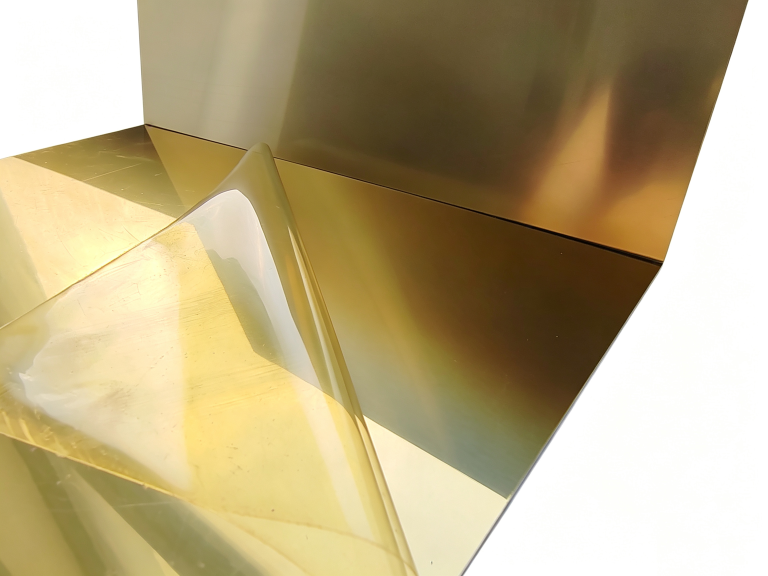 1085 Gold Anodized Aluminum Mirror Sheet (1)