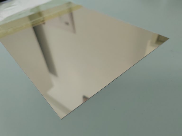 790 20 light gold anodized aluminum mirror sheet