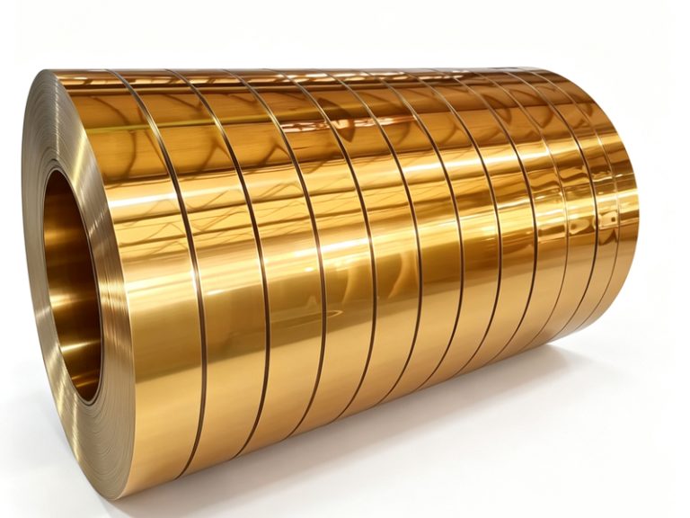 gold color coated aluminum strip